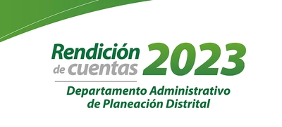 Primera rendición de cuentas de Planeación Distrital