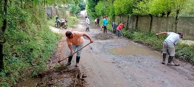 Realizan minga por el mantenimiento vial del corredor La Vorágine – Pueblo Pance