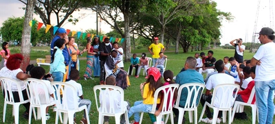 A través del corte del pelo en la comuna 21, los niños y jóvenes reflexionan sobre la cultura ciudadana