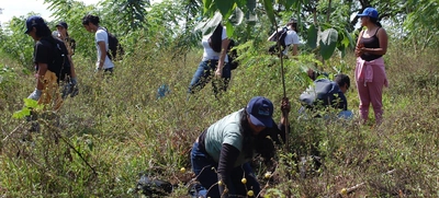 Con 120 árboles plantados se celebró el Día del Árbol, en el Corazón de Pance