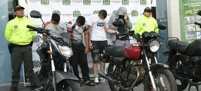 Capturados en Cali seis motoatracadores de los más buscados