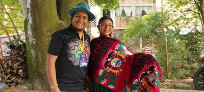 Padre e hija ecuatorianos, por primera vez le danzan a Cali con su corazón