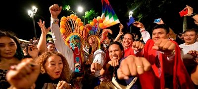 Culturas indígena, mexicana y ecuatoriana se integraron en la Loma de la Cruz