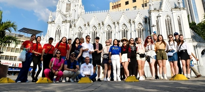 Delegación de Ucrania encantada con la salsa,  naturaleza y hospitalidad de los caleños