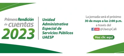 El 30 de mayo la Uaesp rendirá cuentas a la ciudadanía