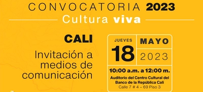 CoCrea presentará en Cali su Convocatoria 2023 ‘Cultura Viva’