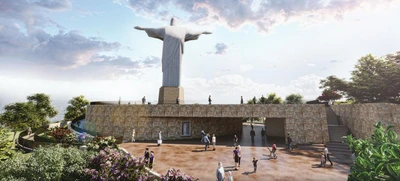 El acceso al monumento a Cristo Rey será a través de una rampa semicircular