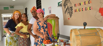 Casa de Justicia de Alfonso López rinde homenaje a grupos afrocolombianos de la comuna 7