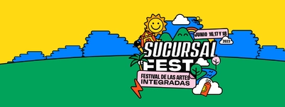 Este es el cartel del escenario electrónico del Sucursal Fest 2023