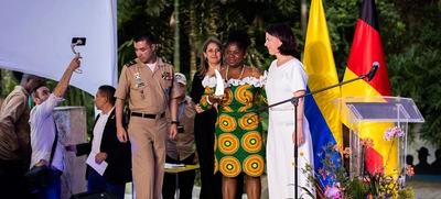 Alcalde Ospina acompañó reconocimiento del Gobierno Alemán al liderazgo de la vicepresidenta Francia Márquez
