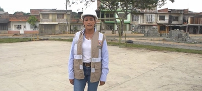 La construcción de la esperada cancha múltiple del Bulevar de Oriente ha llegado a la etapa final