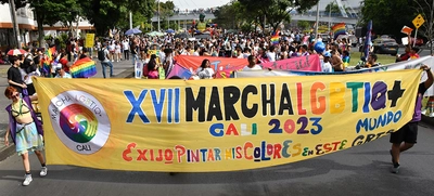 Masiva movilización en Cali por los derechos de la población LGBTIQ+