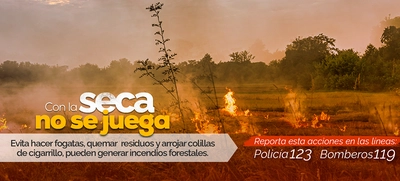 Alcaldía de Cali presentó la campaña ‘Con la seca no se juega’