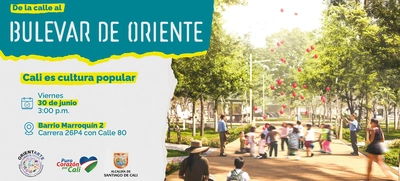 Vamos de la calle al ‘Bulevar de Oriente’