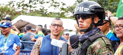 Presencia de las autoridades en la carrera 7K Cristo Rey 2023 garantizó la seguridad de todos los participantes