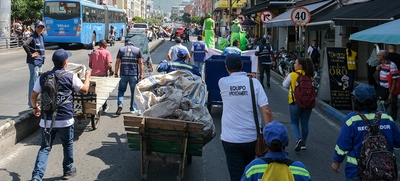 Estrategia ‘Cali, te quiero limpia’ se tomó el centro de la ciudad con una gran reciclatón