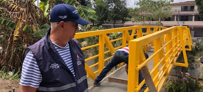 Entregan nuevo y moderno puente peatonal en la comuna 11 de Cali