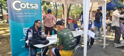 Personas en situación de calle que pernoctan en San Fernando Viejo asistieron a jornada de salud