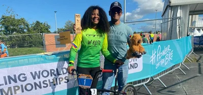 La caleña Guadalupe Palacios sumó en Glasgow su cuarto título mundial de BMX