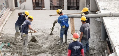 Con la fundición de 450 m2 de losas toma forma la nueva terraza del edificio Coltabaco