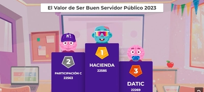 Ocho organismos llegaron a la final del Concurso El Valor de Ser Buen Servidor Público