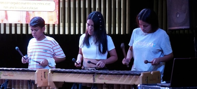 Los portadores de saberes y los nuevos semilleros de la música en el Pabellón CaliAfro