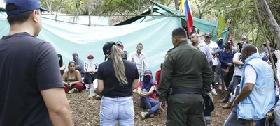 Autoridades recuperaron predio ocupado irregularmente por 70 personas.