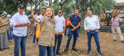 Alcalde inspeccionó el Parque Tecnológico de Innovación San Fernando y el Corredor Ambiental Cristo Rey