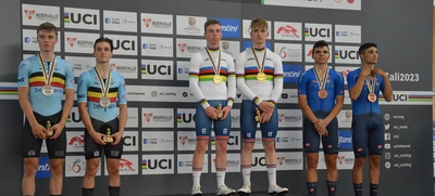 Italia dominó y Colombia fue tercera en el Campeonato Mundial Junior de Ciclismo Pista UCI Cali 2023