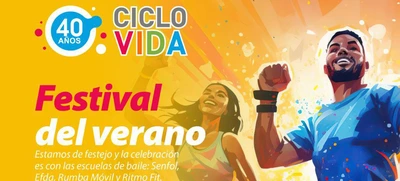 El poder de la alimentación saludable y festival del verano, en la Ciclovida
