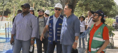 Dagma acompañó recorrido del Alcalde en Bulevar del Oriente y Cristo Rey