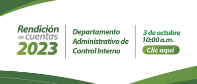 Su opinión es importante para el Departamento Administrativo de Control Interno