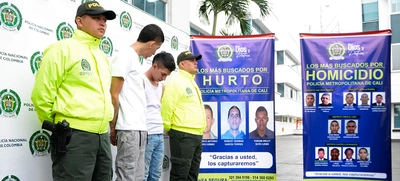 Autoridades logran la captura de dos de 'los más buscados' por homicidio