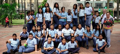 Como “inolvidable” calificaron algunos niños su recorrido por la emblemática Plaza de Cayzedo