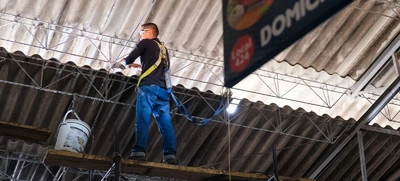 Zona de restaurantes en la plaza de mercado Alameda estrenará cubierta