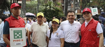 El Simulacro Nacional de Respuesta a Emergencias también llegó al área de Renovación Urbana
