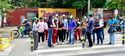 Movilidad entrega proyecto de seguridad vial en inmediaciones del Colegio INEM