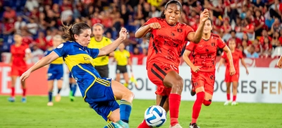 América de Cali empató 1-1 con Boca Juniors en su debut en la Conmebol Libertadores Femenina