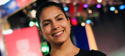 Sin subirse a la tarima del Mundial de Salsa, Viviana se robó el show