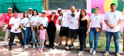 Festival Graficalia, Colores de Vida pintó la Avenida 6ta de Cali con su Mural Gozate la sexta, ¡vé!