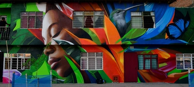 Ya están listos los primeros murales del Bulevar de Oriente