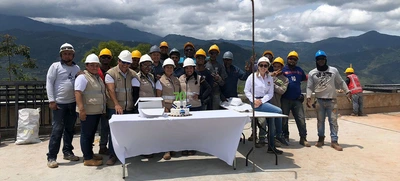 Trabajadores de Cristo Rey se gozaron los 70 años del monumento