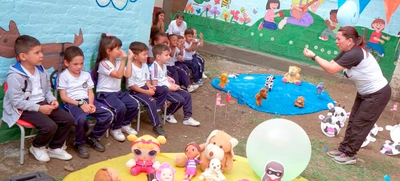 Con juegos, estudiantes de jardín promueven el respeto