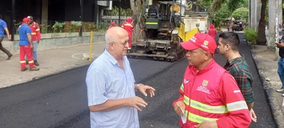 Se recupera carril que ocupaban materas y la vía al Hospital Universitario del Valle