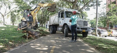 Continúan labores de mejoramiento de cicloinfraestructura en el sur de Cali