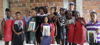 ‘Pintando Valores’, iniciativa comunitaria  que siembra oportunidades a través del arte.