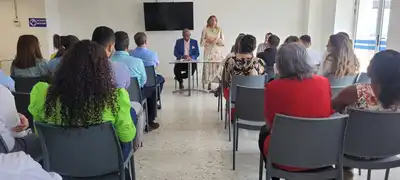 La nueva secretaria de Educación, Leidy Tatiana Aguilar, inició trabajo con los funcionarios del organismo