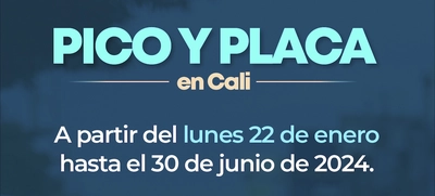 Medida de pico y placa en Cali: horarios y cómo funcionará
