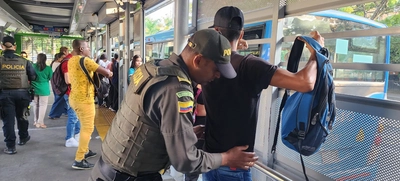 Con buenos resultados avanza la estrategia de seguridad en el Sistema Integrado de Transporte Masivo, MIO