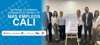 Se firma la primera alianza para la generación de 1600 empleos en el marco de la iniciativa ‘Más Empleos Cali’